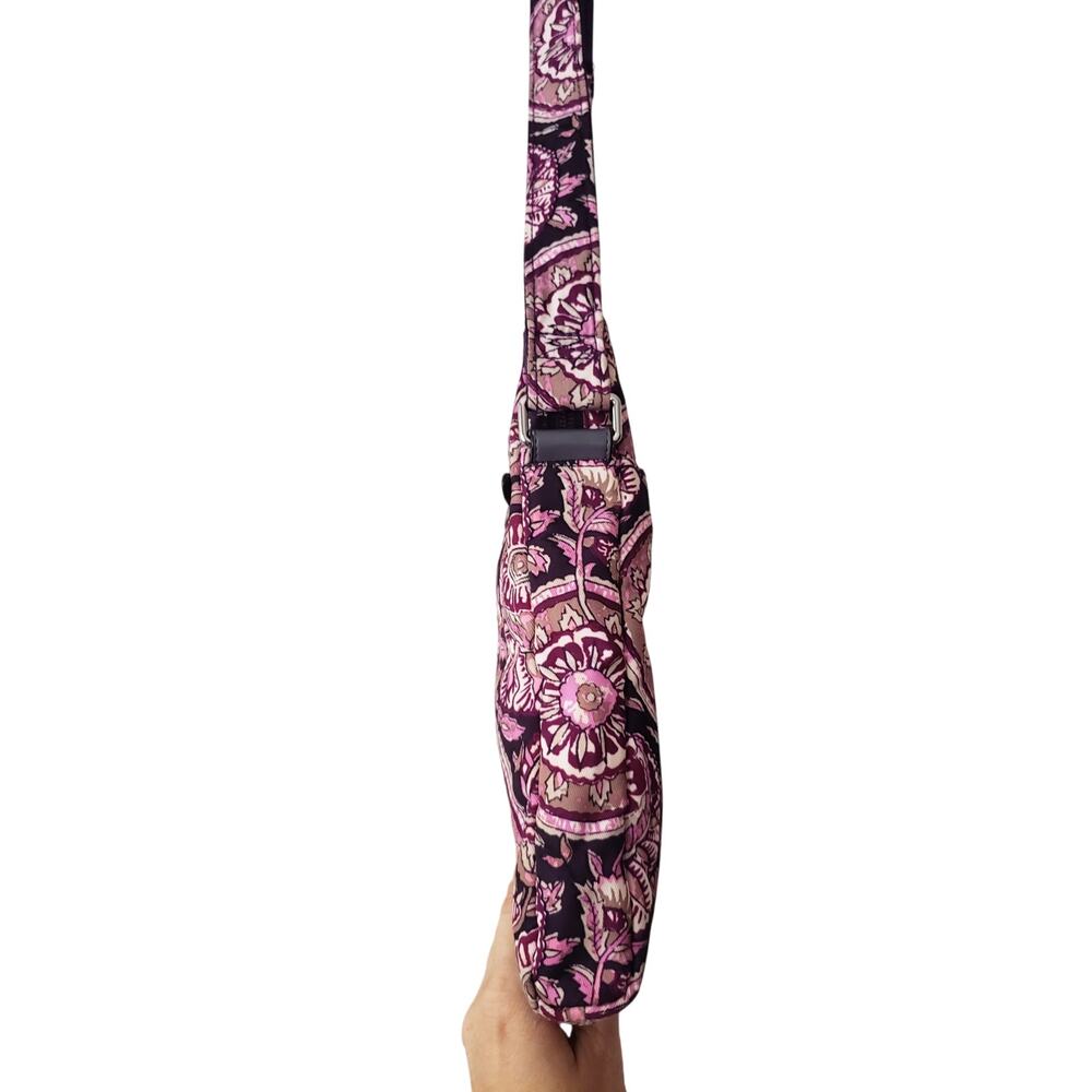 Vera Bradley Midtown Hipster Crossbody Bag Floral Print Pink - Picture 6 of 11